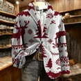 thumbnail image 1 of Mifsaly Plus Size Mens Christmas Blazer Jacket Corduroy Sport Coats 2025 Button Down Lapel Suit Jackets Xmas Santa Trees Snowflake Winter Coat Dinner Festival Party Outerwear with Pockets, 1 of 8