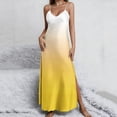 thumbnail image 1 of Mifsaly Satin Nightgowns for Women Adjustable Straps Maxi Pajama Dress Deep Side Slit Elegant Evening Silk Sleep Dresses XL, 1 of 8