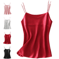 thumbnail image 1 of Mifsaly Silk Camisole Tops for Women Spaghetti Straps Satin Tank Top Plus Size Sleeveless Summer Blouses Slim Fit Casual Soft Sleepwear 2026, 1 of 6