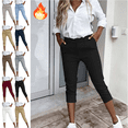 thumbnail image 1 of Mifsaly Slim Fit Dressy Capri Pants for Women High Waist Cropped Pant Business Casual Work office Stretchy Trousers with Pockets XL, 1 of 9