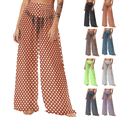 thumbnail image 1 of Mifsaly Swimsuit Cover Up Pants Women Beach Sheer Mesh Pant Polka-Dot Lightweight Flowy See-Through Bikini Bottoms Swimming Trouser Loose Summer Vacation Clothing S, 1 of 8