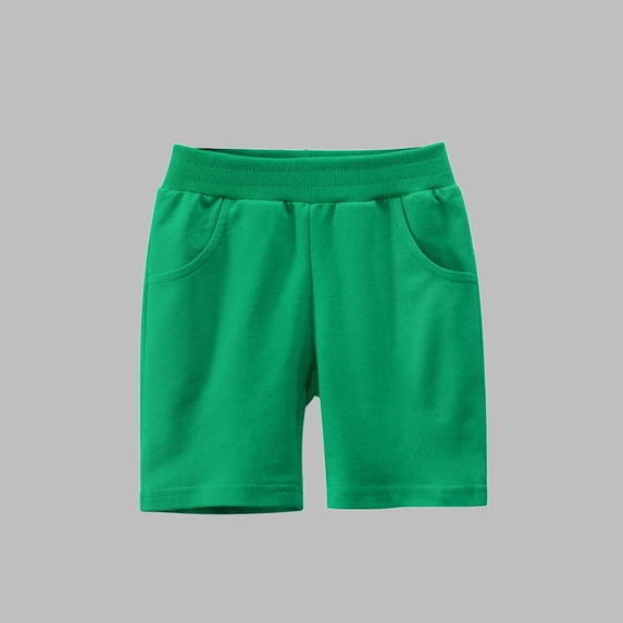Mifsaly Toddler Kids Active Sweat Shorts Girls Boys Elastic Waist Athletic Shorts Breathable Lightweight Lounge Daily Wear Summer Clothes