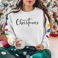 thumbnail image 1 of Mifsaly Ugly Christmas Sweatshirt for Women 2025 Merry Xmas Print Fleece Pullover Tops Holiday Crewneck Long Sleeve Shirts Oversized Family Party T-Shirts Festival Funny Gifts, 1 of 9