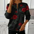 thumbnail image 1 of Mifsaly Valentine Sweatshirts for Women Hearts Print Half Zip Sweatshirt Oversized Long Sleeve Pullover Tops Casual Office Party Holiday Spring Outfits 2026, 1 of 5