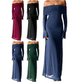 thumbnail image 1 of Mifsaly Wedding Guest Dresses for Women Off Shoulder Sequin Dress Bodycon Maxi Evening Gowns Flowy Cocktail Party Fashion Outfits 2026 M, 1 of 6
