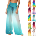 thumbnail image 1 of Mifsaly Women Cover Up Pants See-Through Sheer Mesh Beach Pant Lightweight Flowy Elastic Waist Trousers Spring Summer Vacation Outfits 2026 L, 1 of 7