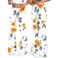 thumbnail image 1 of Mifsaly Women High Waisted Flare Yoga Pants Floral Print Athletic Workout Stretchy Pant Gym Pilates Long Bootcut Leggings S, 1 of 7