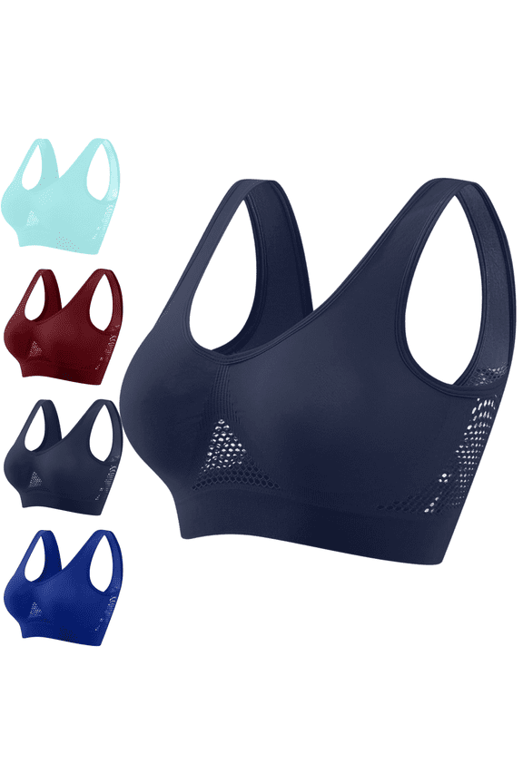 Women's Underwear and Sport Bras Plus Size Push Up Workout Bralette Back Coverage, Brasieres Sin Varillas Para Mujer