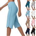 thumbnail image 1 of Mifsaly Womens Capri Pants Baggy High Waist Athletic Capris Pant with Pockets Relaxed Breathable Work Trousers Yoga Workout Summer Clothes, 1 of 6