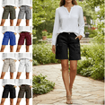 thumbnail image 1 of Mifsaly Womens Cargo Shorts with Multi Pockets Cotton Twill Hiking Shorts Belt Loops Relaxed Fit Outdoor Casual Summer Shorts 2026 XXL, 1 of 8