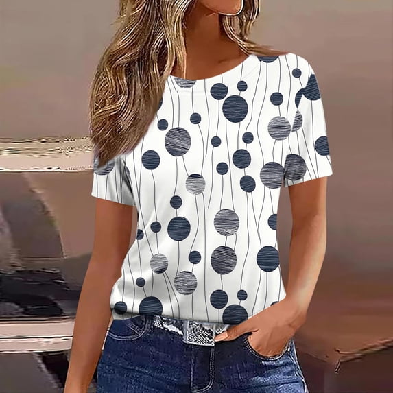 Mifsaly Womens Casual Short Sleeve Tee Crewneck Vertical Slim Fit Striped Summer Tops Soft Breathable Cotton Shirts Versatile Daily Base Layer Office Work Outfits XL