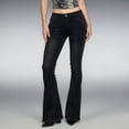 thumbnail image 1 of Mifsaly Womens Flare Jeans High Rise Flare Jeans Full Length Stretchy Denim Pants Flattering Bootcut Silhouette Classic Style Versatile Bottoms Comfortable Trousers XXXXL, 1 of 6