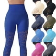 thumbnail image 1 of Mifsaly Womens Leggings Tummy Control Mesh Yoga Pants Full Length High Waist Workout Stretchy Pant Running Gym Outdoor Sports S, 1 of 8