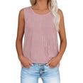 thumbnail image 1 of Mifsaly Womens Linen Sleeveless Tops Summer Casual Vertical Striped Tank Tops Flowy Loose Fit Lightweight Blouses Breathable Daily Wear Shirts XL, 1 of 8
