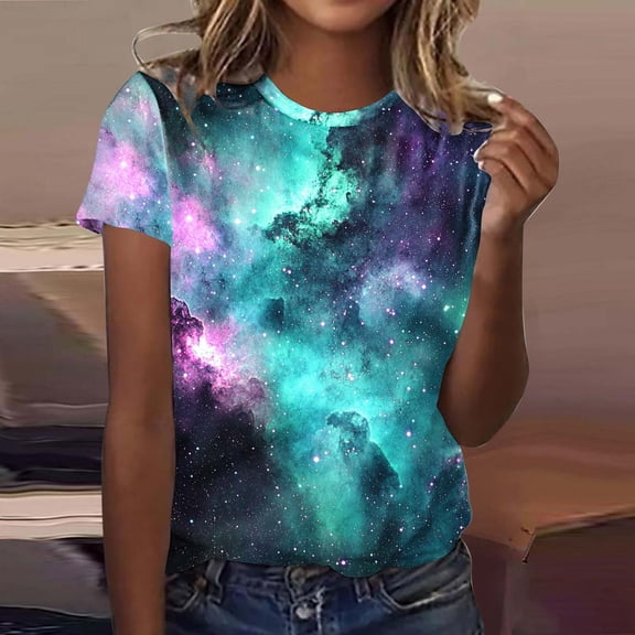 Mifsaly Womens Mardi Gras Shirts Crewneck Short Sleeve Carnival Blouse Cute Print Dressy Casual T-Shirt Funny Festival Party Pullover Tops Spring Summer Basic Outfits S