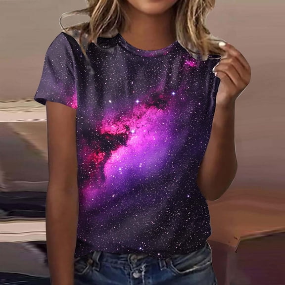 Mifsaly Womens Mardi Gras Shirts Crewneck Short Sleeve Carnival Blouse Cute Print Dressy Casual T-Shirt Funny Festival Party Pullover Tops Spring Summer Basic Outfits S