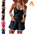 thumbnail image 1 of Mifsaly Womens One Piece Swimsuits Swim Romper Swimming Surfing Athletic Bathing Suit Summer Vacation Beach Swimwear with Pockets XL, 1 of 8