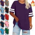 thumbnail image 1 of Mifsaly Womens Oversized T Shirt Casual Short Sleeve Crewneck Athletic Summer Tops Loose Fit Soft Breathable Cotton Tee Daily Loungewear Sport Shirt XXXL, 1 of 5