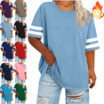 thumbnail image 1 of Mifsaly Womens Oversized T Shirt Casual Short Sleeve Crewneck Athletic Summer Tops Loose Fit Soft Breathable Cotton Tee Daily Loungewear Sport Shirt XXXXXL, 1 of 5