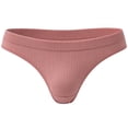 Ladies Ribbed Briefs Mifsaly Womens Ribbed Thong Underwear Low Rise Stretch Panties with ...