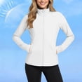 thumbnail image 1 of Mifsaly Womens Sun Protection Jacket Upf 50+ Full Zip Long Sleeve Jackets Slim Fit Performance Workout Top with Thumb Holes for Running Hiking Yoga Exercise S, 1 of 7
