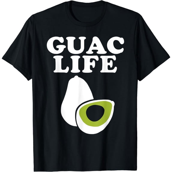 Miftees Vegan Tees Guacamole funny Guac Life T-Shirt