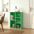 thumbnail image 1 of Mifurn 5-Cube Storage Organizer Bookcase, Bookshelf, Light Green, 1 of 9