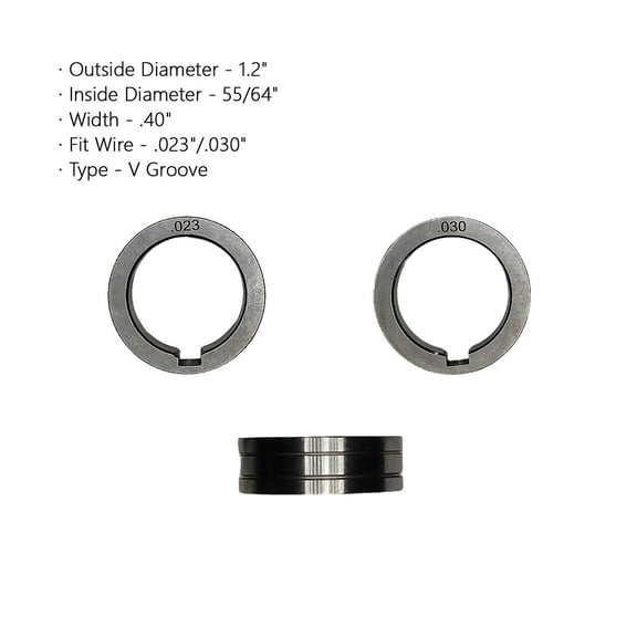 Mig Mag Welding Wire Feed Roller .023 .030 .035 .045 Knurled Vuk Groove For Steel Aluminum Flux Cored Wire Welding Machine