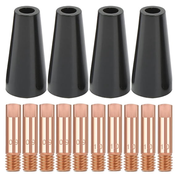 Mig Welding Tips Flux Core Kit Metal Fabrication 0.030 0.9Mm Compatible With Mig Welding Torches Welding Accessory