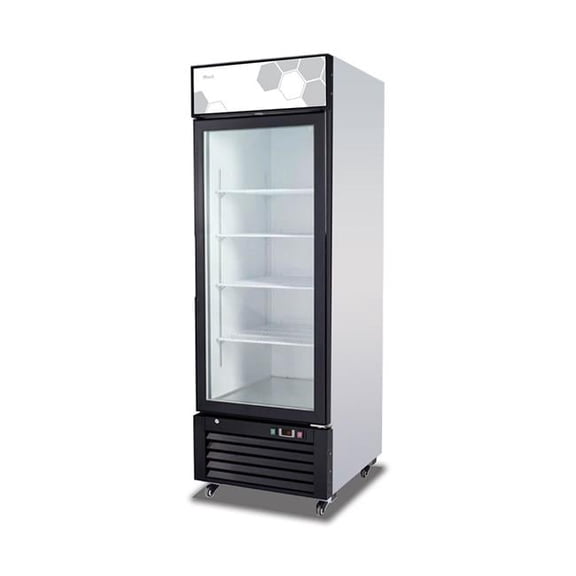 Migali 27 in. 23.0 cu. ft. Competitor Series Freezer Merchandiser, White & Black