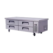 72" Wide Chef Base Refrigerator w/ 76" extended top