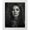 thumbnail image 1 of Mighorst, Ineke 15x18 White Modern Wood Framed Museum Art Print Titled - Portrait Of A Young Woman, 1 of 4
