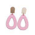 thumbnail image 1 of Mightlink 1 Pair Hollow Braided Waterdrop Shape Dangle Earrings Handmade Stud Drop Earrings Exaggerated Summer Beach Statement Hoop Earrings, 1 of 7