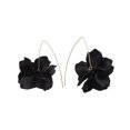 thumbnail image 1 of Mightlink 1 Pair Petal Pendant Drop Earrings Long Style Dangle Earrings Women Piercing Hook Earrings Jewelry Gift, 1 of 7