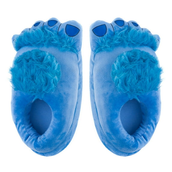 Mightlink 1 Pair Winter Slippers Ultra Soft Cozy Keep Warm Funny Cartoon Women Men Big Feet Non-slip Plush Slippers for Daily Wear