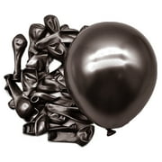 Mightlink 50Pcs 5 Inches Metallic Balloon Shiny Multi-colors Thicker Leakproof Anti-burst Scene Layout Tear-resistant Wedding Party Decor Latex Balloon for Indoor