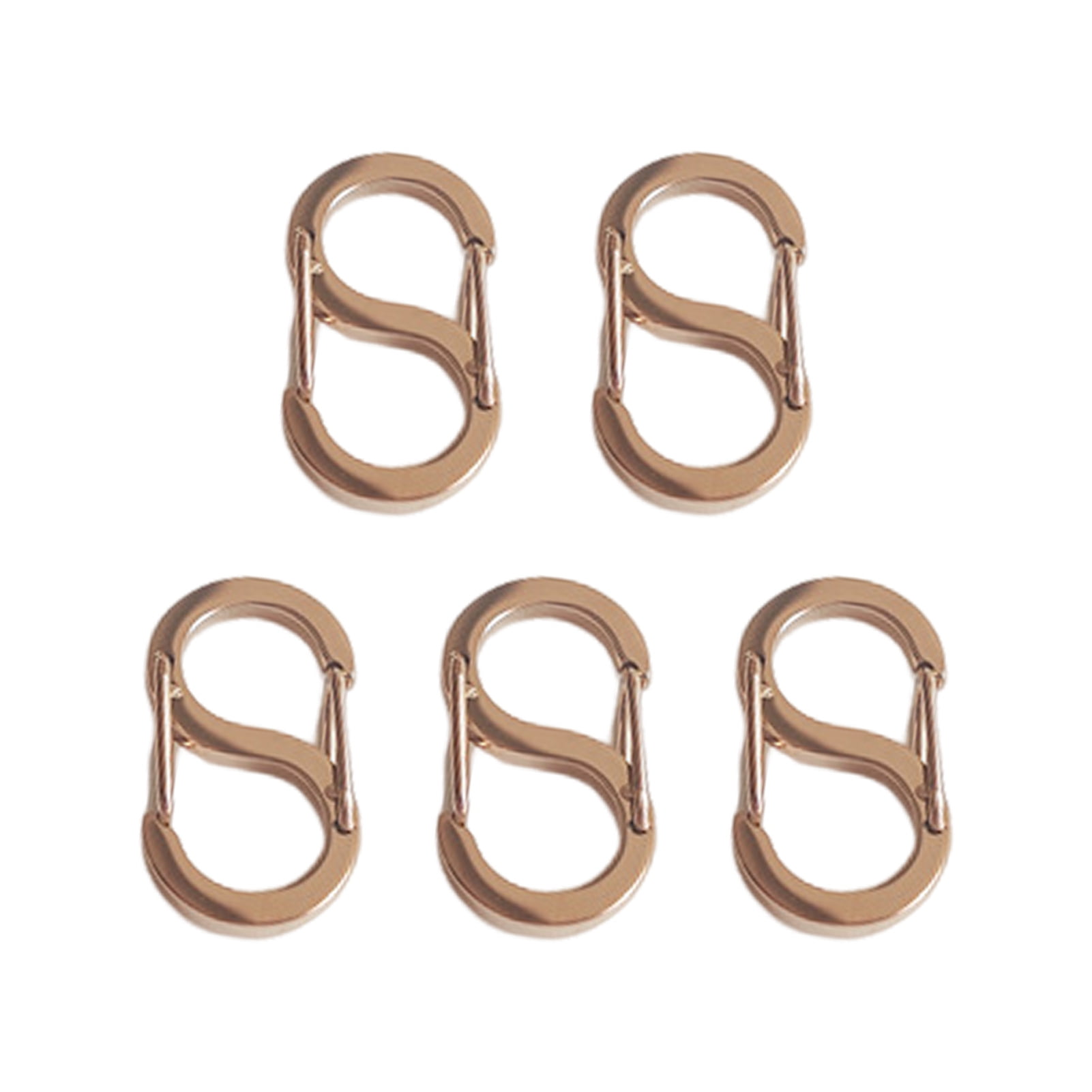 Spring Buckle Sign Mightlink 5Pcs S-type Double-ended Spring Buckle Secure Double Opening ...