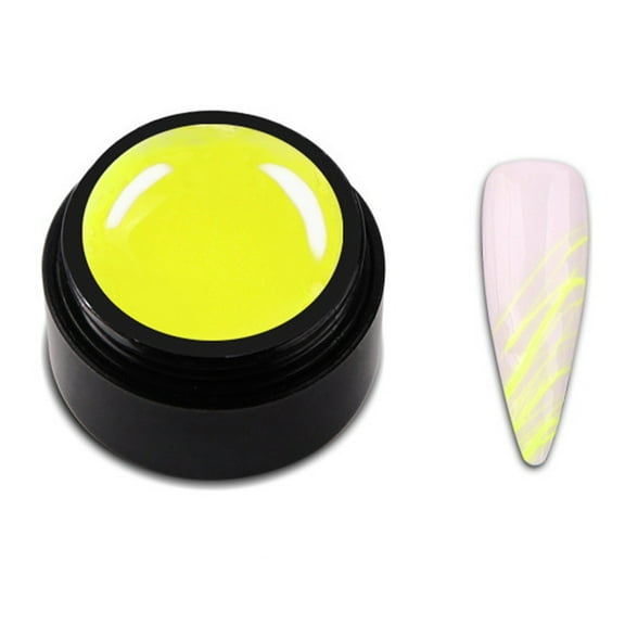 Mightlink 5ml Nail Art Glue High Stretchy Decorative Plant Colorants Good Color Saturation Quick Drying Wire Drawing Allergy Free 3D Painting Stripe Nails Gel Nail Supplies