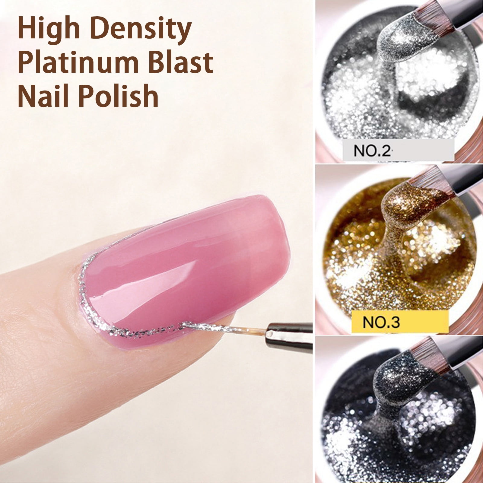 NKOOGH Heart Rhinestones for Nails Bottle Nail 7ML Color Nail Japanese Nail  Polish Polish Mixed Photothera Glue 