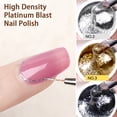 thumbnail image 1 of Mightlink 5ml Sequin Nail Polish High Density Outlining Lines Fine Glitter Good Ductility Beauty Printed Platinum Flash Nail Polish for Women, 1 of 8