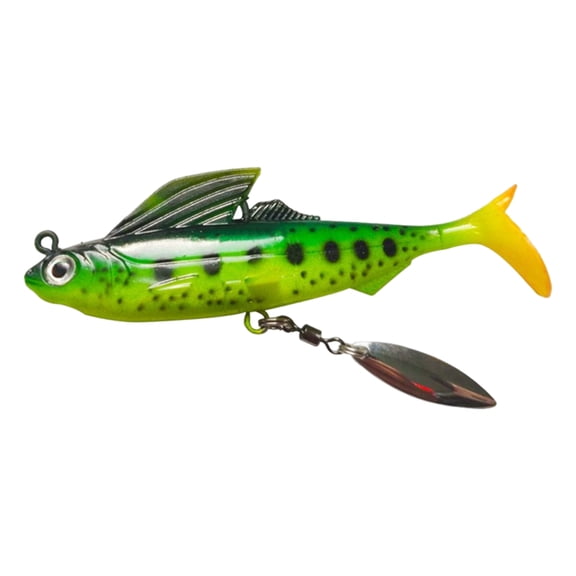 Mightlink 8.5cm/12.7g Bionic Bait 3D Simulated Fisheye Sharp Hook Realistic Soft Lure with Sequins for Outdoor Fishing