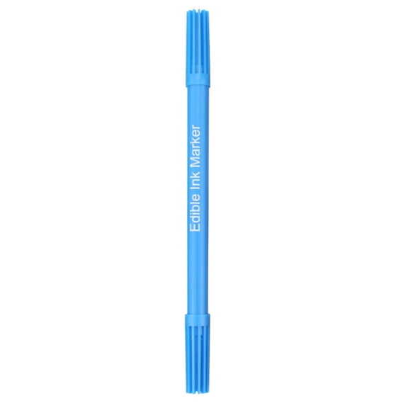 Mightlink Baking Pen Strong Coloring Ability Health Double Head Design Edible Safety Baked Drawing Fondant Cookies Pigment Pen for Bakery