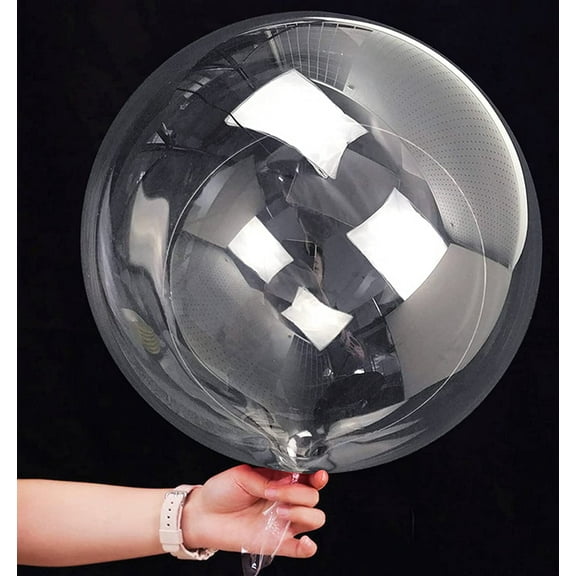 Mightlink Balloon, PVC Transparent, 10 Pieces