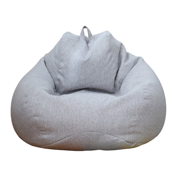 Mightlink Bean Bag Cover Solid Color Dust-proof Easy to Care Giant Couch Been Bag Bedroom Living Room Sofa Slipcover No Filler for Dorm
