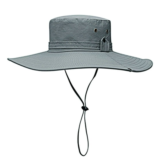 Mightlink Bucket Hat Wide Brim UV Protection Men Breathable Mesh Anti Scratch Cap for Fishing
