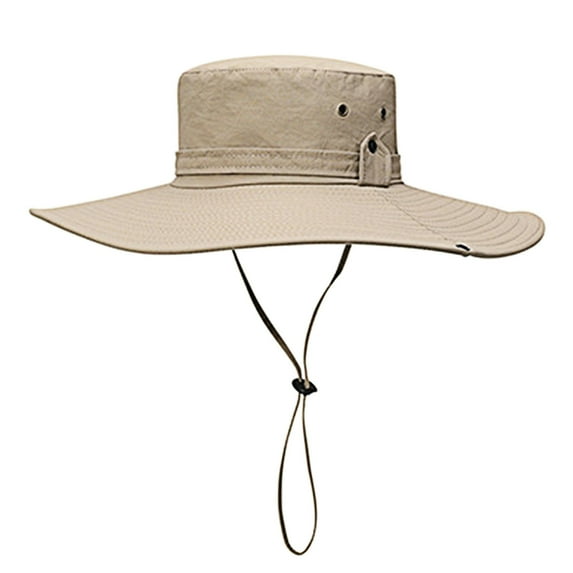 Mightlink Bucket Hat Wide Brim UV Protection Men Breathable Mesh Anti Scratch Cap for Fishing