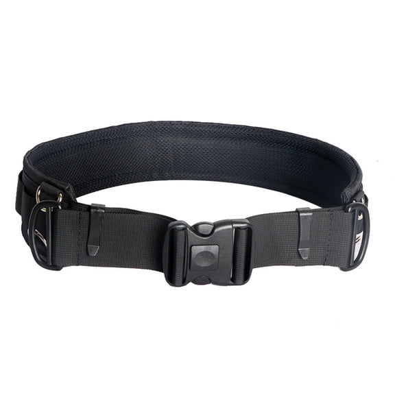 Mightlink Camera Waist Belt Adjustable Wearable Elastic Wear Resistant Photography Belt with D Buckle SLR/DSLR Camera Lens Bag Waistband Strap