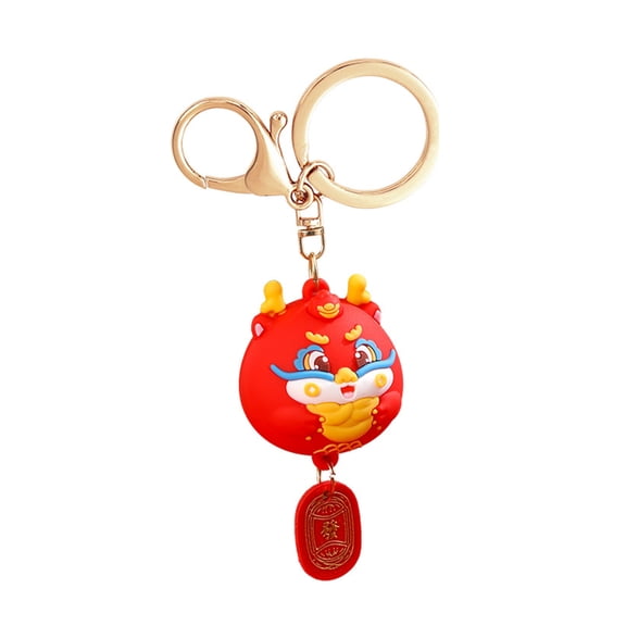 Mightlink Cartoon Dragon Doll Keychain Epoxy Dragon Pendant Keyring Bag Backpack Key Chain Fashion Accessories