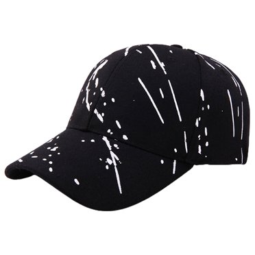 Mightlink Cotton Sunshade Cap Lightweight Breathable Graffiti Print Baseball Hat for Men Women