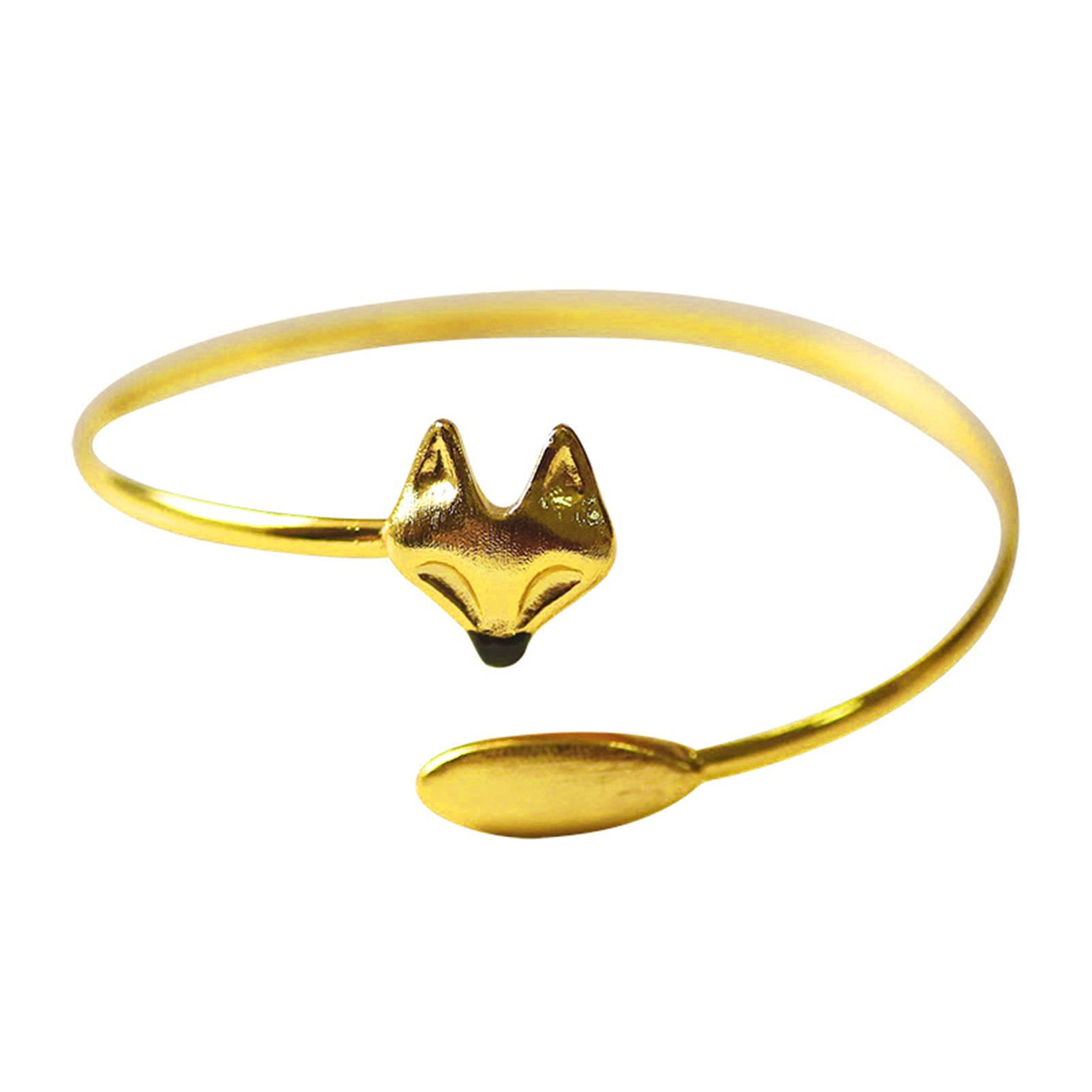 Mightlink Creative Women Little Fox Shape Bangle Elegant Open ...